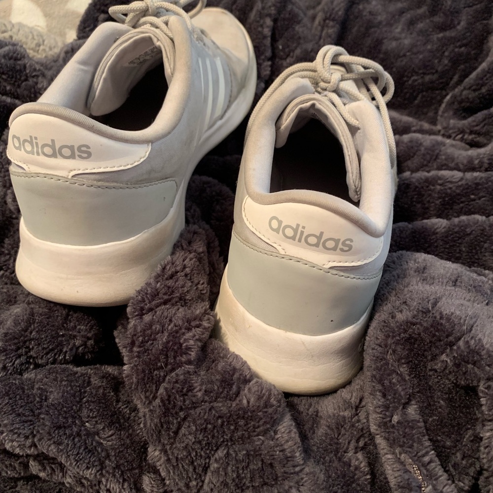 Women’s gray adidas shoes